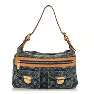 Louis Vuitton Monogram Denim Baggy PM Blue