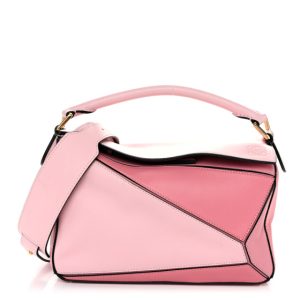 Loewe Calfskin Small Puzzle Bag Rosa